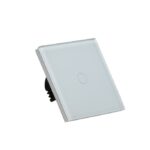 کلید تک پل لمسی (هوشمند) با فریم شیشه